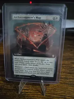 Archaeomancer's Map (Extended Art) 339 Commander 2021 NM - Image 1