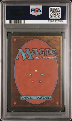 MTG - Chain Lightning - Legends Magic - Graded PSA 6 - Image 2