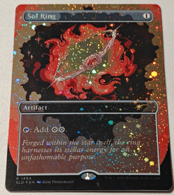 MTG Secret Lair Sol Ring #1494 SLD Through the Wormhole [UPick Foil/Reg] Galaxy - Image 3