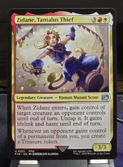 MTG - Zidane, Tantalus Thief (0251) Uncommon - FINAL FANTASY (FIN) - Image 1
