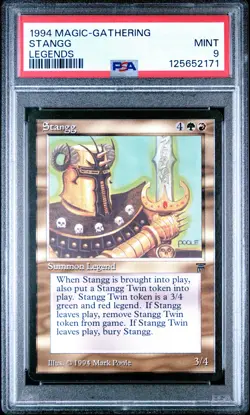 MTG - Stangg - Legends Magic - Graded PSA 9 - Image 1