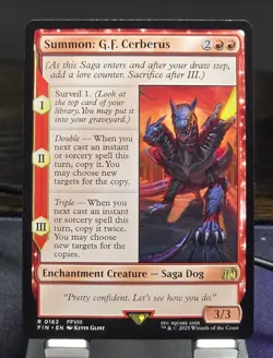 MTG - Summon: G.F. Cerberus (0162) Rare - FINAL FANTASY (FIN) - Image 1