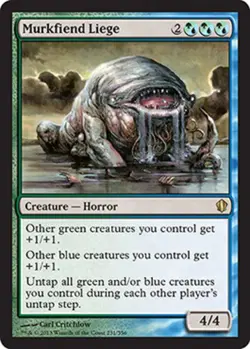 MTG Murkfiend Liege, Commander 2013, Heavily Played, English - Image 1