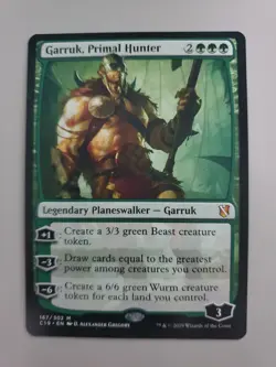 MTG Garruk, Primal Hunter Commander 2019 Regular Mythic - Image 1