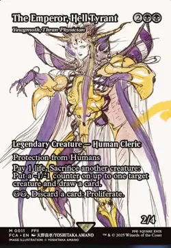 The Emperor, Hell Tyrant - Yawgmoth, Thran Physician (Showcase) Final Fantasy - Image 1