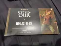 MTG Secret Lair Playstation The Last of us Part I - Foil Edition SEALED IN HAND - Image 1