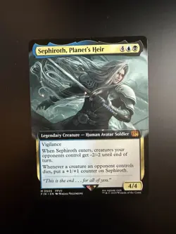 MTG Final Fantasy English Sephiroth, Planet's Heir Extended Art 0505 Non-Foil - Image 1