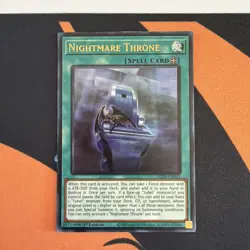 Near Mint, English - 1 x MTG Nightmare Throne - LEDE-EN061 - Ultra Rare - 1st Ed - Image 1