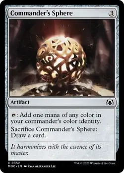 Commander's Sphere 0352 - Regular - NM - March of the Machine MTG - Image 1