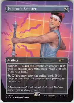 MTG Isochron Scepter Normal NM Secret Lair Countdown Kit Magic 9 - Image 1