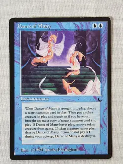 Played Dance of Many The Dark Mtg Magic the Gathering - Image 1
