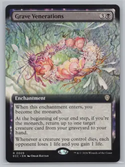 Grave Venerations (Extended Art) R Commander: Lorwyn Eclipsed 29 NM - Image 1