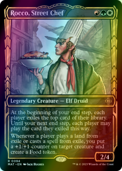 Showcase FOIL - Rocco Street Chef - MTG - March of the Machine AFETRMATH - NM - Image 1