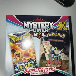 Pokemon 2025 Walmart Mystery Power Box 5 Booster Packs Chase Pack Seeded 1:10 - Image 1