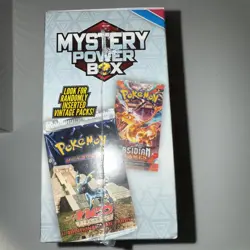 Pokemon 2025 Walmart Mystery Power Box 5 Booster Packs Chase Pack Seeded 1:10 - Image 2