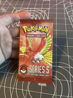 2007 Pokemon Series 5 Empty Booster Pack Wrapper - Image 1