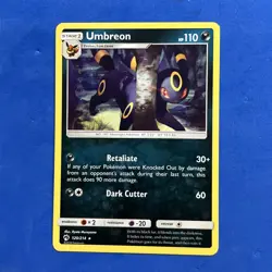 Umbreon 120/214 Pokemon Lost Thunder Sun & Moon Non Holo Rare Card - Image 1