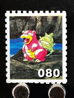 Slowbro Pkemon Stamp Shogakukan Nintendo Japanese Japan Card TCG Very Rare C - Image 1