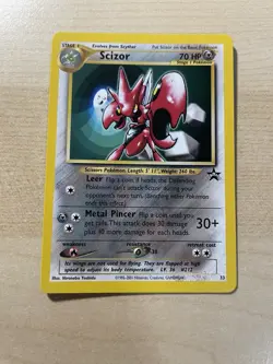 Scizor 33/53 Wotc Black Star Promo Regular (Near Mint or Better) Vintage Pokemon - Image 1