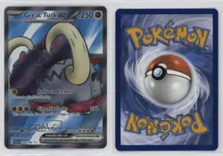 Great Tusk ex Ultra Rare Pokemon Scarlet & Violet Base Set SV1 #230 - Image 3