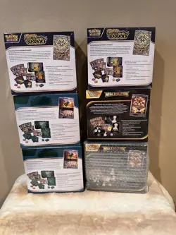 Pokemon TCG ETB BUNDLE OF 6, Surging sparks, Twilight masquerade, Mega GARDEVIOR - Image 3