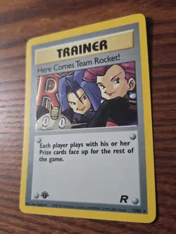 Here Comes Team Rocket - Pokemon TCG 1st Edition Holo - Image 2
