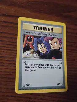 Here Comes Team Rocket - Pokemon TCG 1st Edition Holo - Image 3