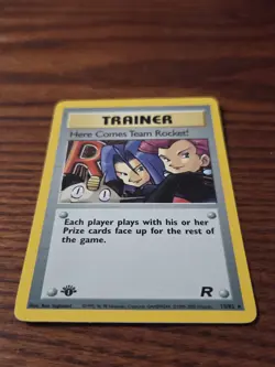 Here Comes Team Rocket - Pokemon TCG 1st Edition Holo - Image 4
