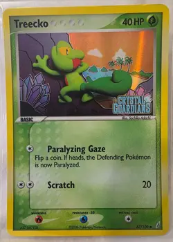 2006 Pokemon EX Crystal Guardians Treecko-Reverse Foil #67/100 - Image 1