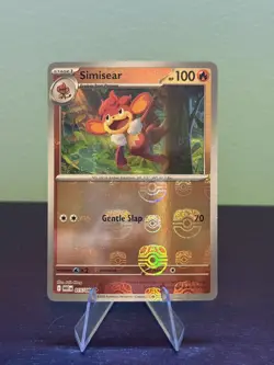 Simisear (Master Ball Pattern) 015/086 - Pokemon TCG White Flare Holo NM - Image 1