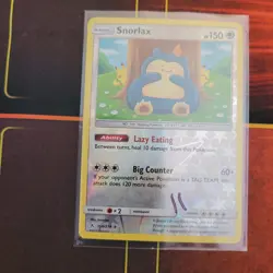 Snorlax 158/214 Unbroken Bonds Reverse Holo Pokemon Card 11 - Image 3