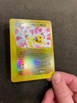 Ampharos 34/165 Rare Reverse Holo Expedition Base Set eReader Pokemon TCG LP+ - Image 3
