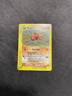 Dugtrio 10/165 Holo Expedition eReader 2002 Pokemon TCG English LP - Image 1