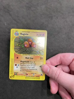 Dugtrio 10/165 Holo Expedition eReader 2002 Pokemon TCG English LP - Image 2