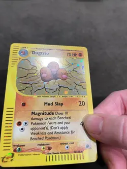 Dugtrio 10/165 Holo Expedition eReader 2002 Pokemon TCG English LP - Image 3