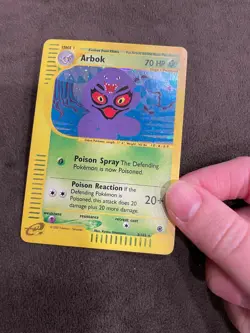 Arbok 3/165 Pokemon Expedition eReader Holo 2002 Pokemon TCG English LP - Image 2