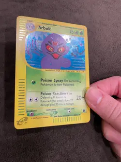 Arbok 3/165 Pokemon Expedition eReader Holo 2002 Pokemon TCG English LP - Image 3