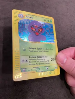 Arbok 3/165 Pokemon Expedition eReader Holo 2002 Pokemon TCG English LP - Image 4
