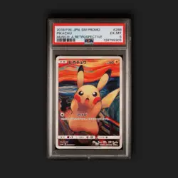 2018 POKEMON JAPANESE SM PROMO MUNCH: A RETROSPECTIVE #288 PIKACHU PSA 6 - Image 1