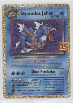 Dark Gyarados Indonesian Pokemon 25th Anniversary Collection (s8a-P I) #005 - Image 1