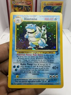 Blastoise 002/130 Base Set 2 Holo ~ BIG SWIRL 💫 Vintage 1999 Pokemon Card - Image 4