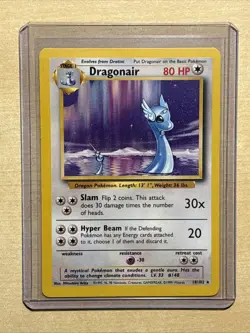 Pokemon TCG Dragonair Base Set 18/102 Regular Rare Card - Image 1