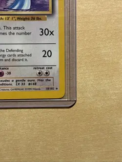 Pokemon TCG Dragonair Base Set 18/102 Regular Rare Card - Image 2