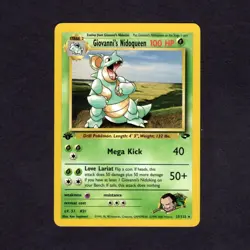 Pokemon Card - Giovanni's Nidoqueen Gym Challenge 23/132 Rare 1st Edition - Image 1