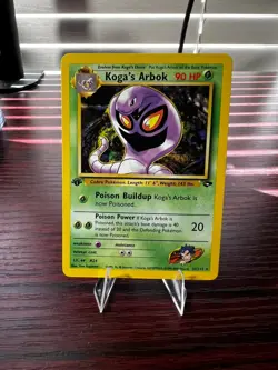 Pokemon Gym Challenge Koga's Arbok 1st Edition #24 NM/LP - Image 1