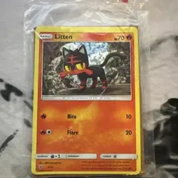 Litten 3/12 Holo | McDonalds Promo | Pokemon Card Sealed Rare - Image 2