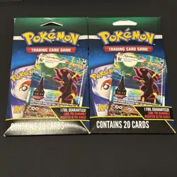 Pokemon Pack lot 2 with 1 Foil Card Guaranteed - New/Sealed contains 20 cards - Image 1