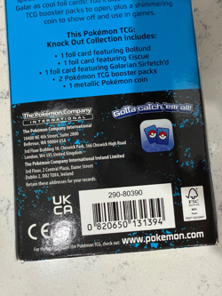 NEW Pokemon TCG Knock Out Collection Boltund Eiscue Sirfetchd 2-Pack SEALED - Image 3