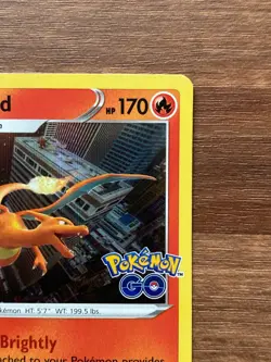 Charizard Holo Rare 10/78 Pokemon Go Holo English Pokemon Card Near Mint - Image 4