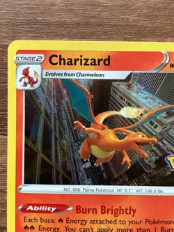 Charizard Holo Rare 10/78 Pokemon Go Holo English Pokemon Card Near Mint - Image 5